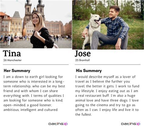 match dating profile template